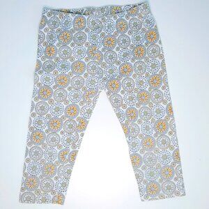 GEO CROP LEGGINS GIRLS 6